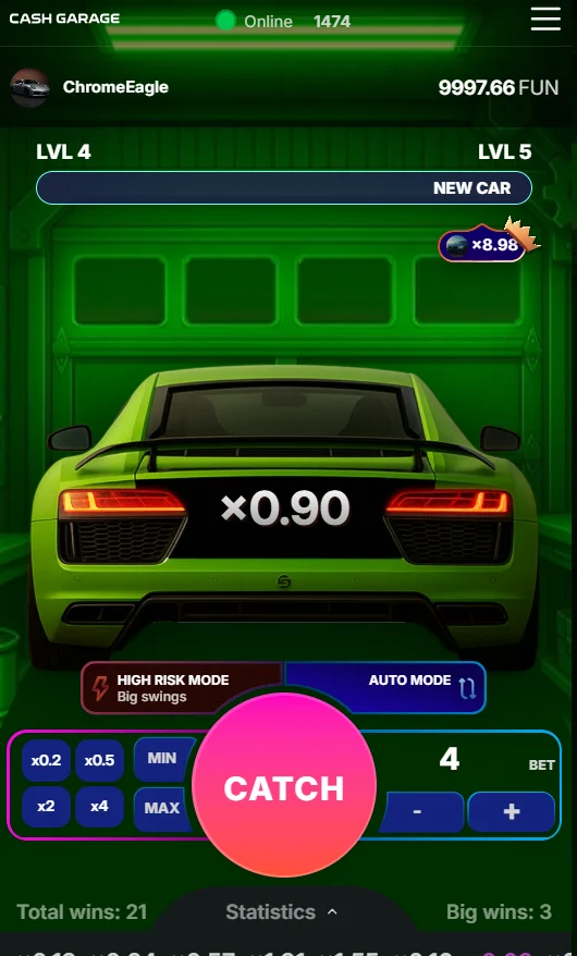 Cash Garage Demo