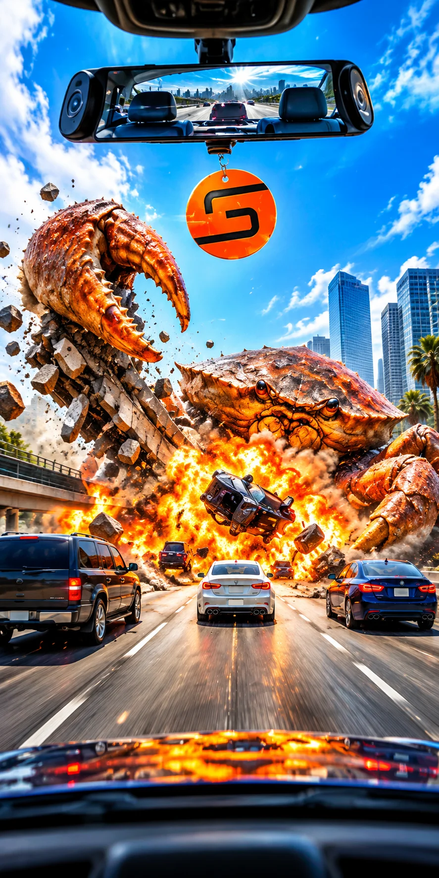 Crash Cam Swipe Game